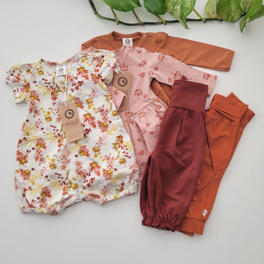 Girl autumnal floral bundle - 5 items