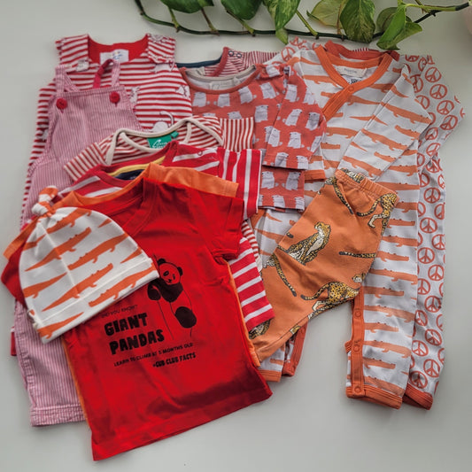 Orange cheetah bundle - 11 items