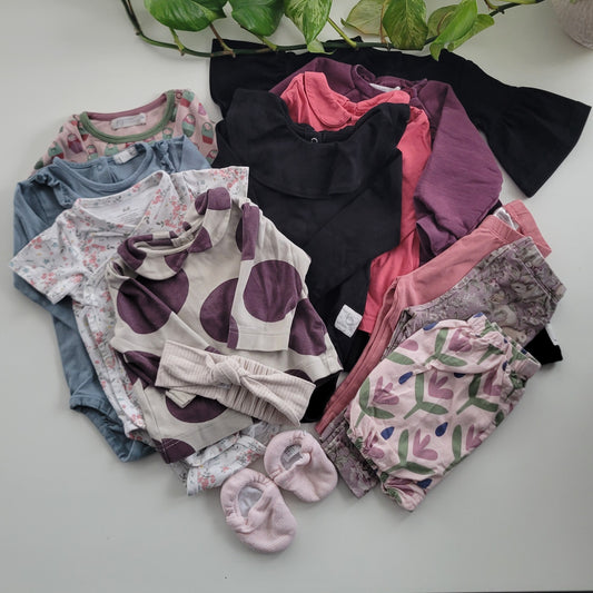 Black and pink bundle - 12 items