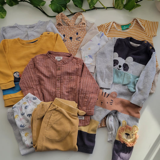 Yellow puffin bundle - 11 items