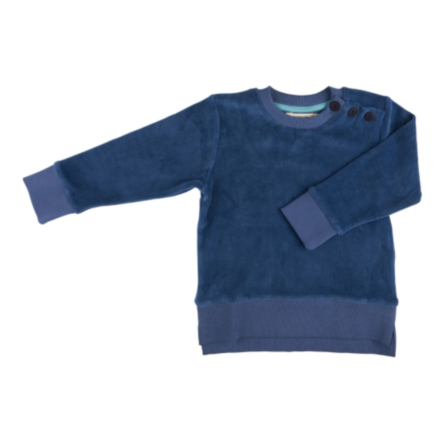 Velour sweatshirt - blue