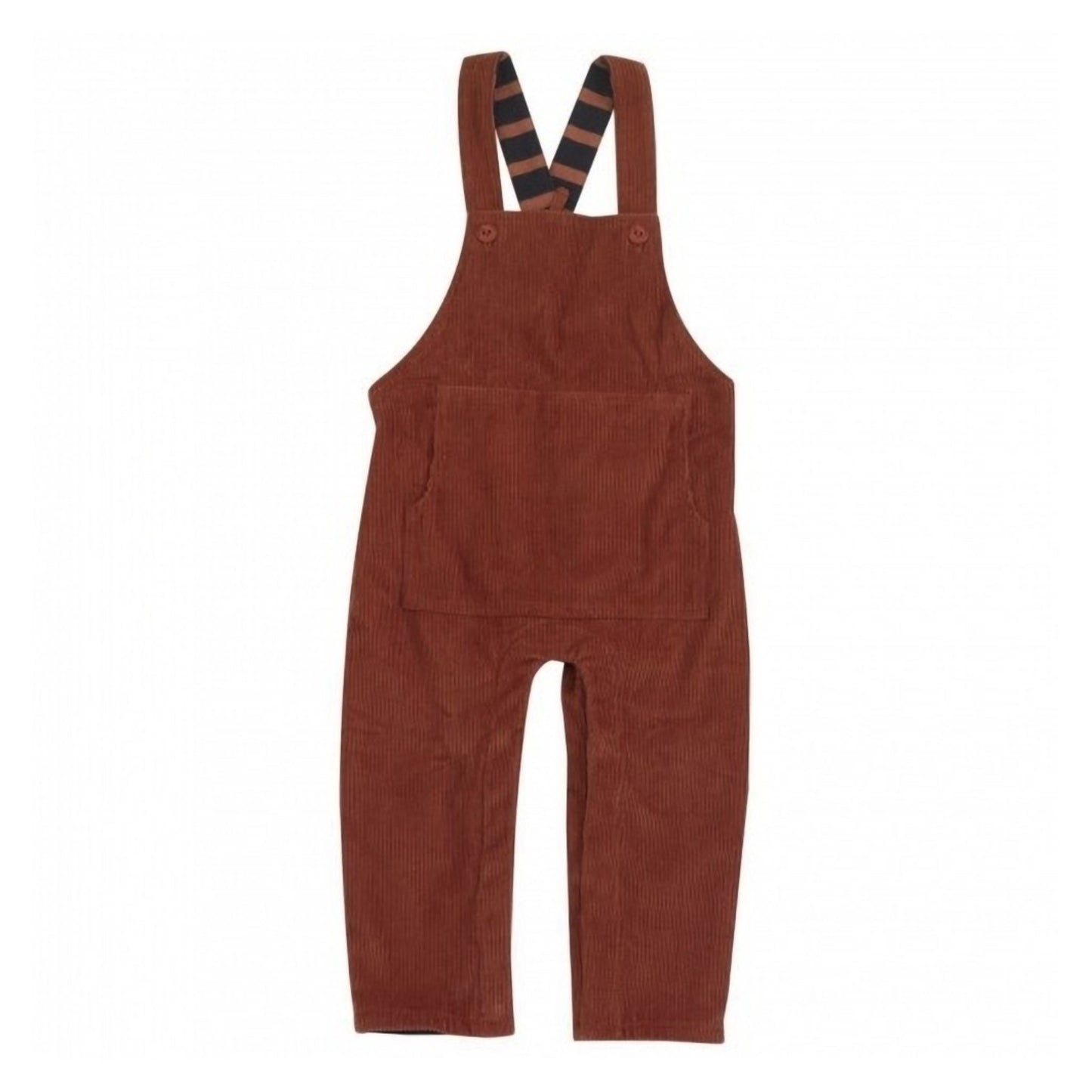 Baby cord dungarees - orange