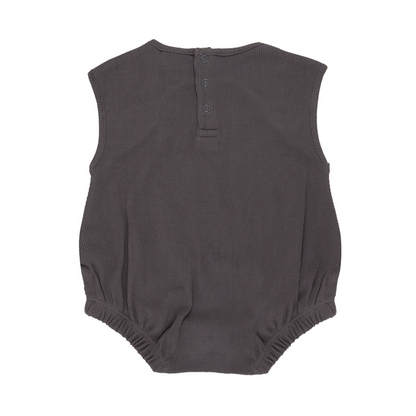 Rib bear bubble romper