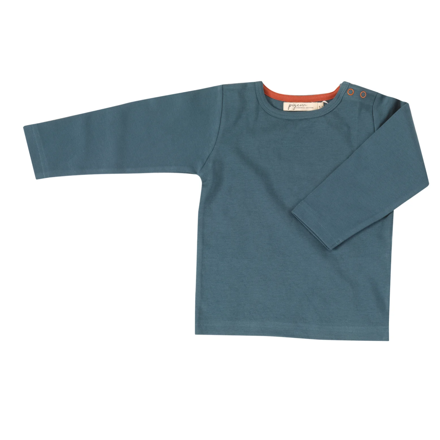 Plain long sleeve top - teal