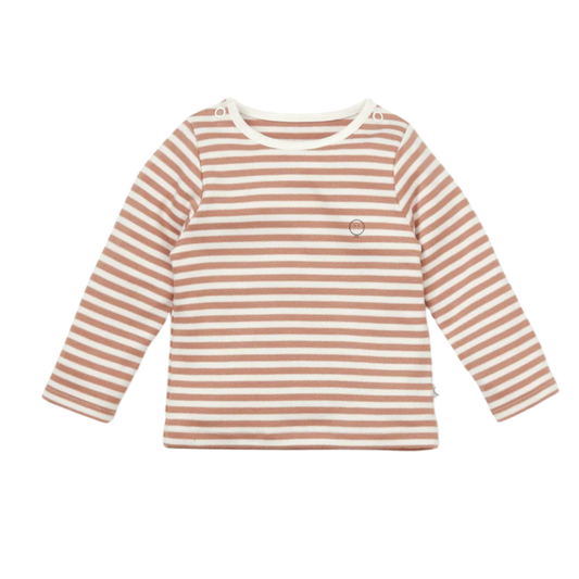 Long sleeve t-shirt - caramel stripe