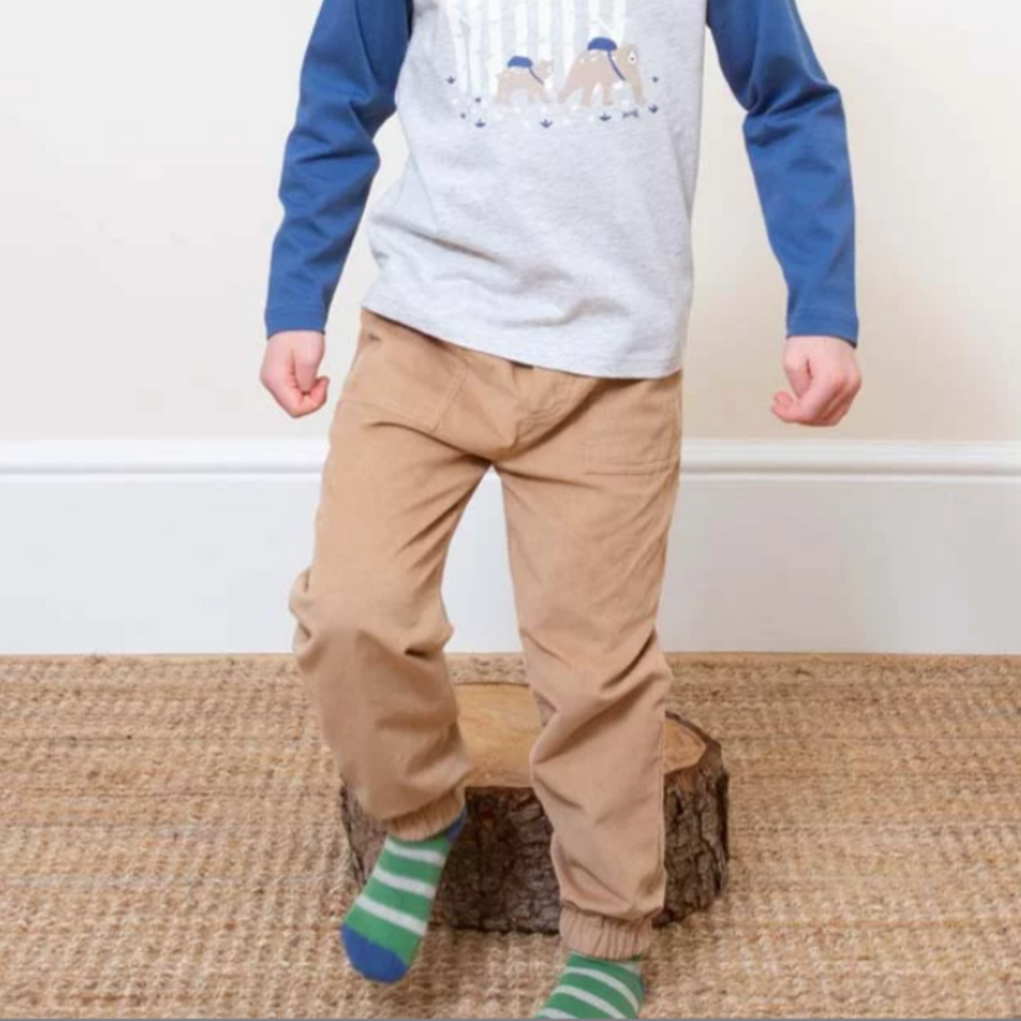 Cord pull-ons - sesame