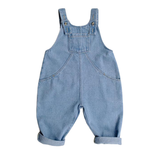 The oversize denim dungaree