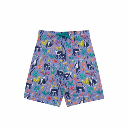Palmer lemur laughs printed shorts