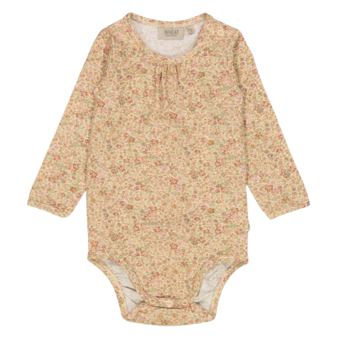 Liv long sleeve bodysuit - flowers