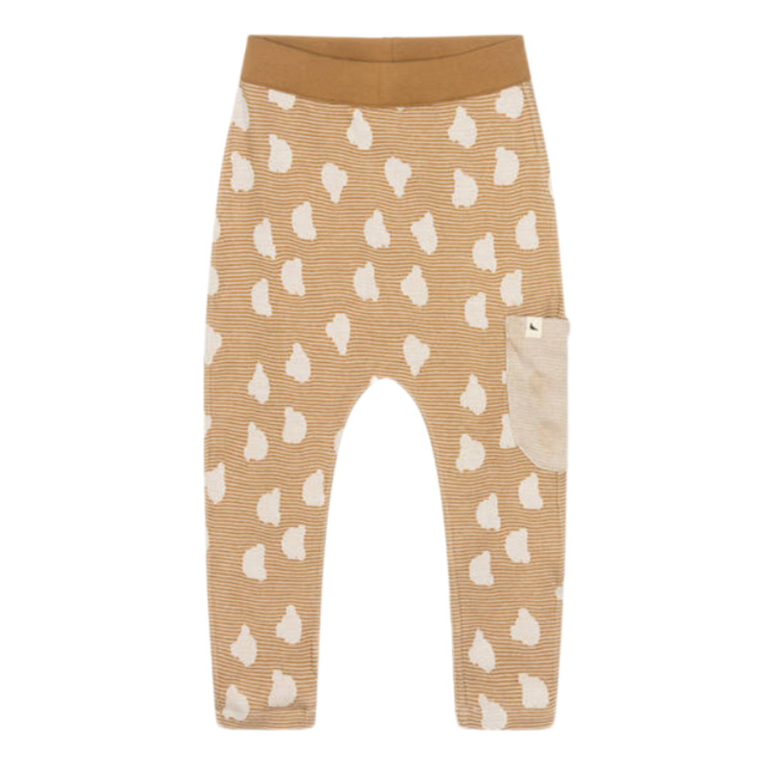 Beige bear joggers