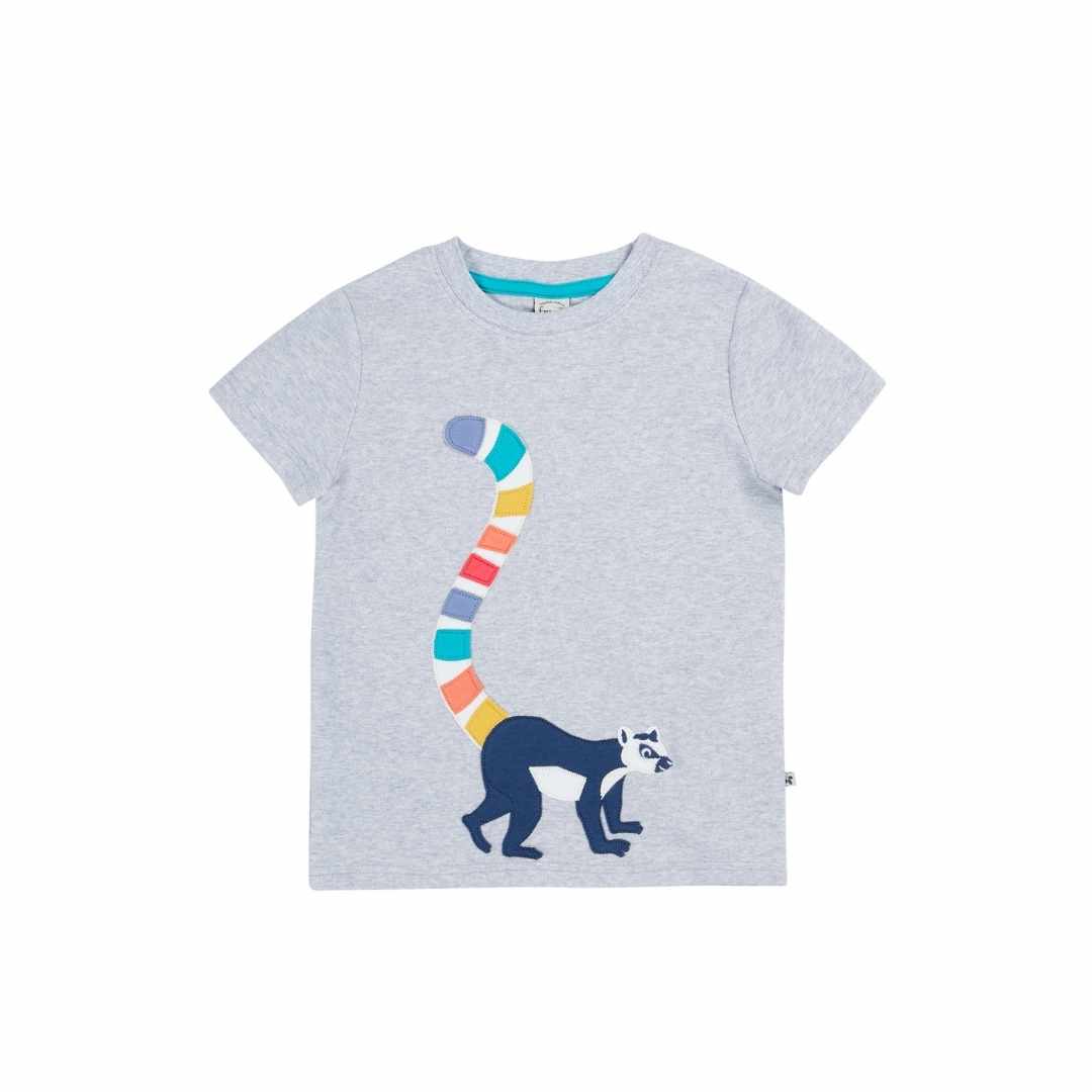 Carson lemur applique t shirt