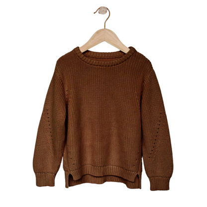 The essential sweater - rust