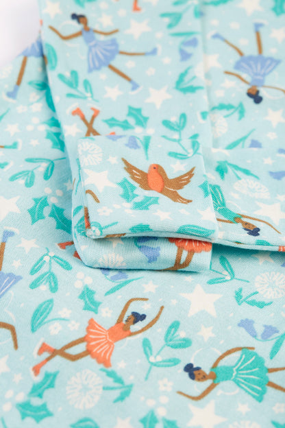 Enchanted forest easy dressing babygrow