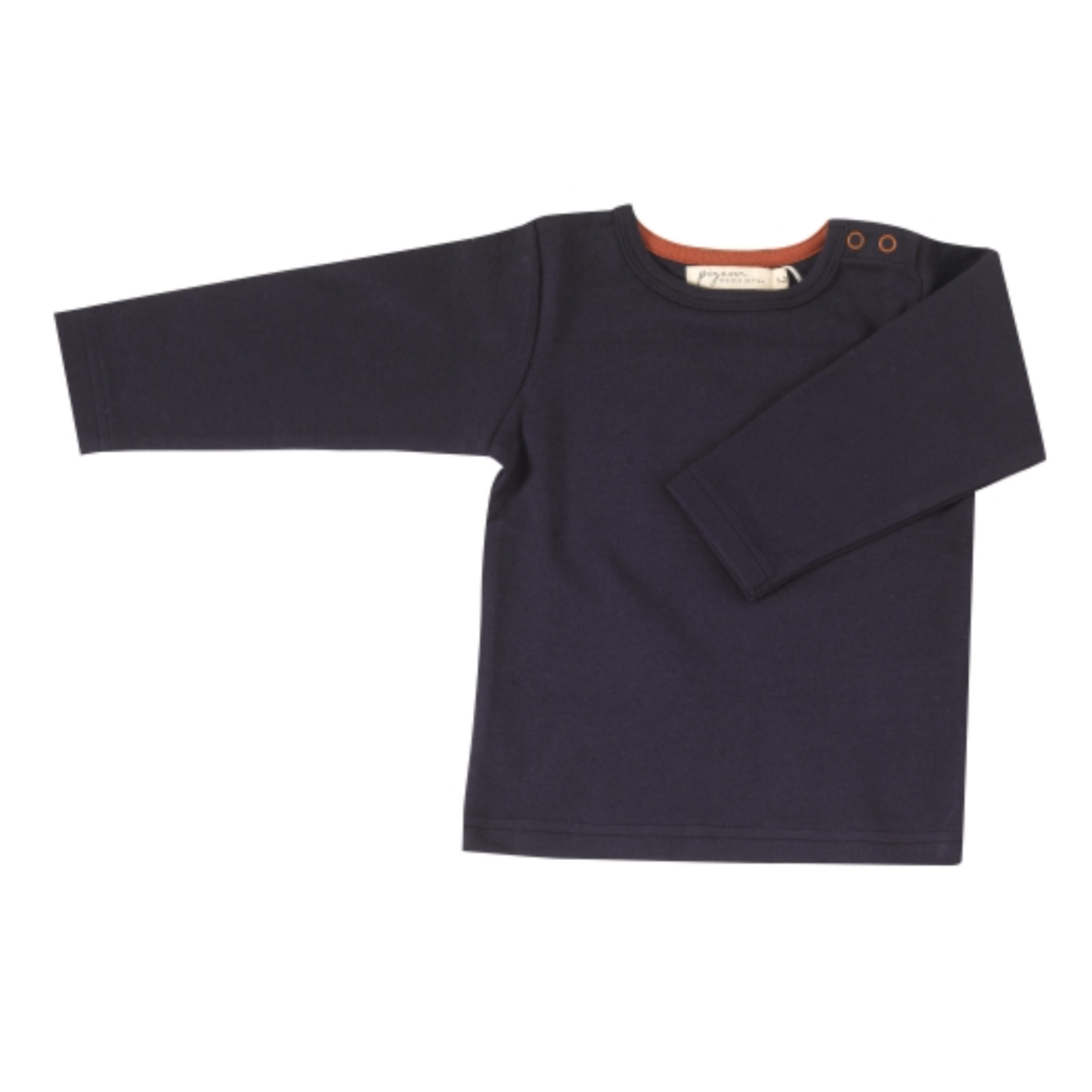 Plain long sleeve top - navy