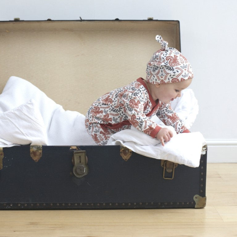 Kimono romper - squirrel