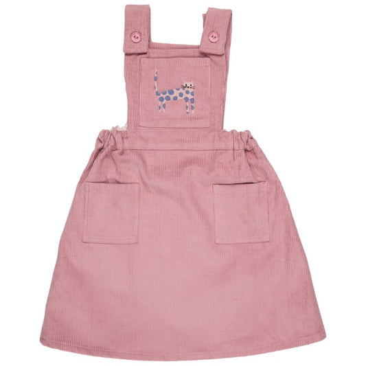 Pinafore dress pink