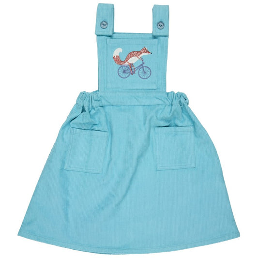 Pinafore dress turquoise