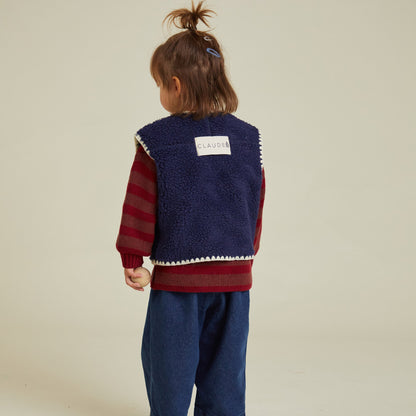 Amos midnight folk gilet