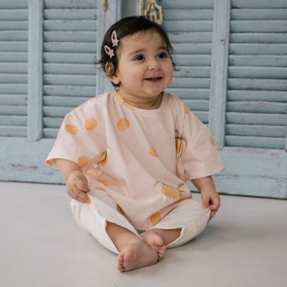 Apricot print t-shirt