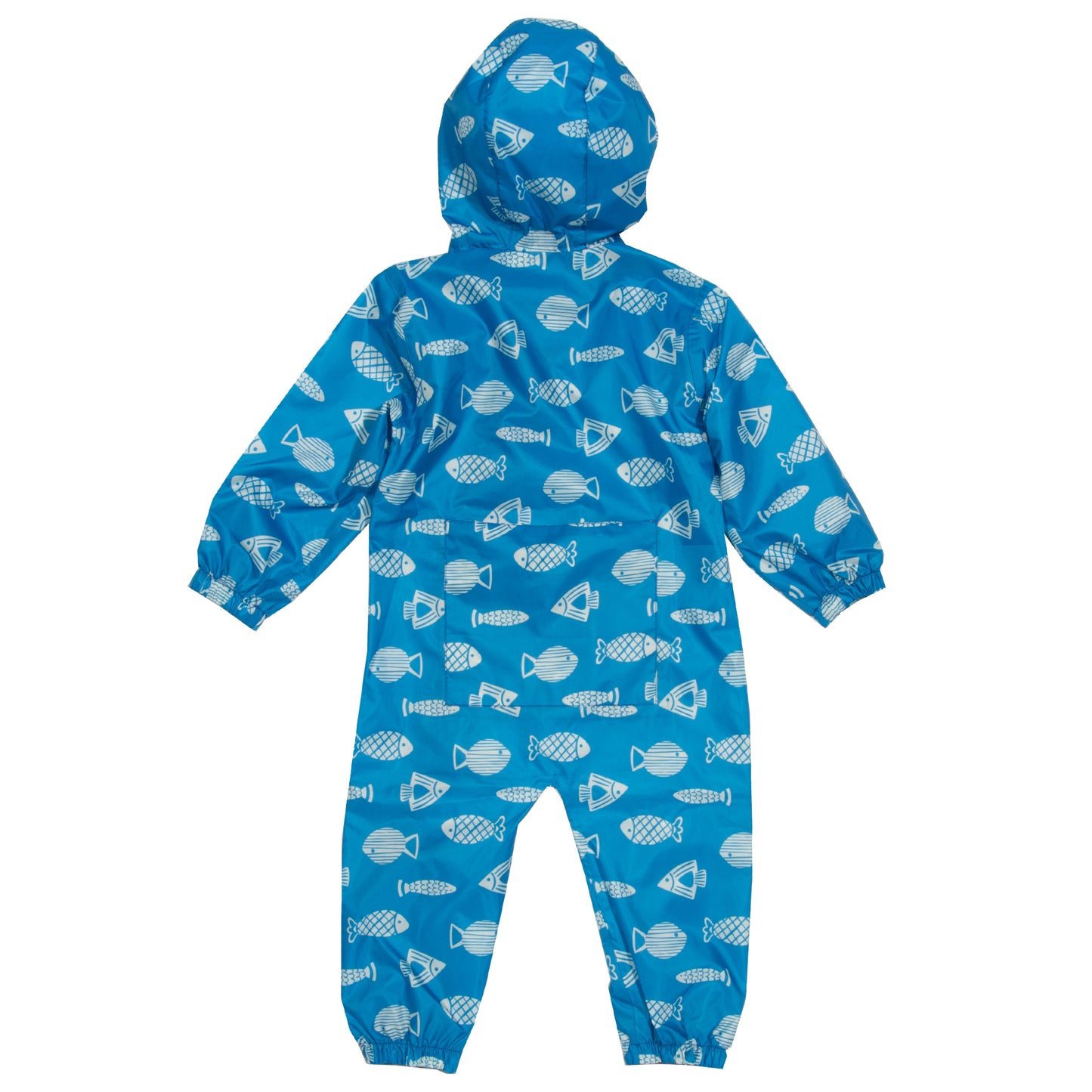 Blue fishes puddlepack suit