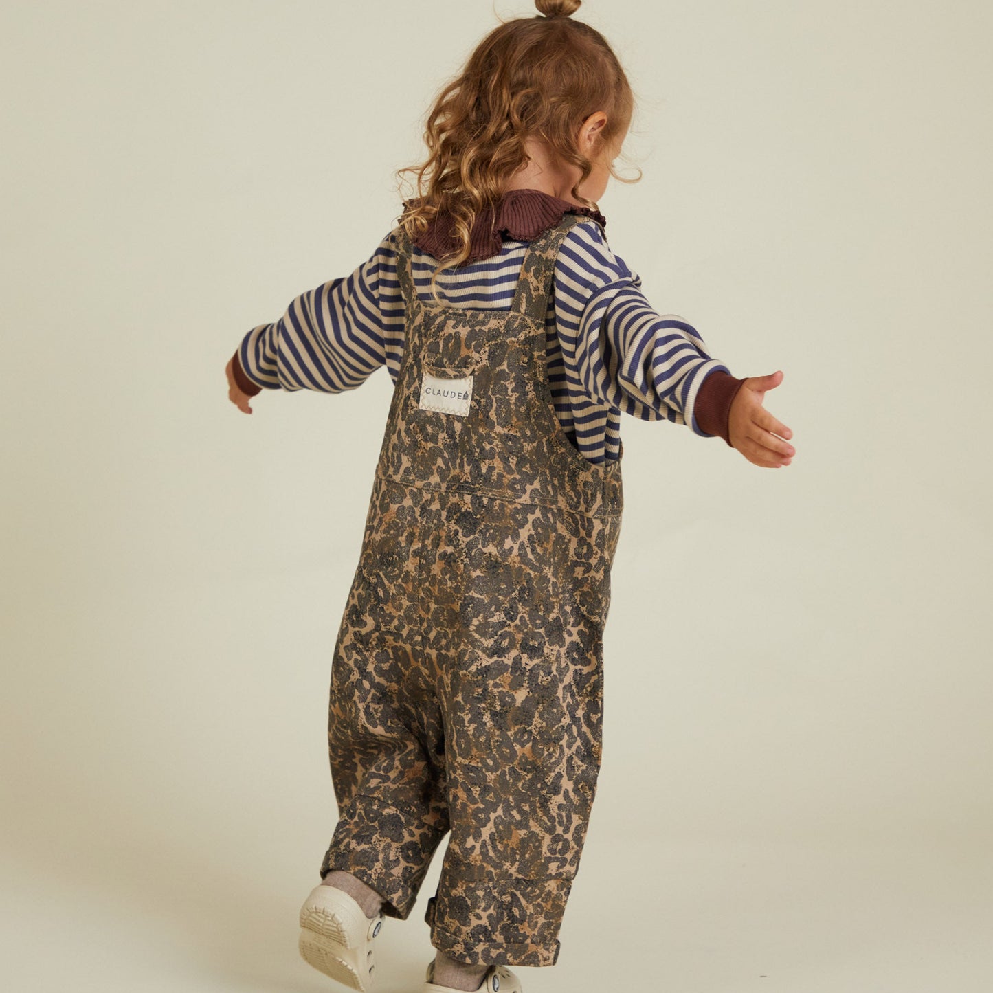 Blythe leopard dungaree