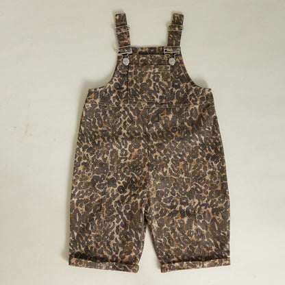 Blythe leopard dungaree