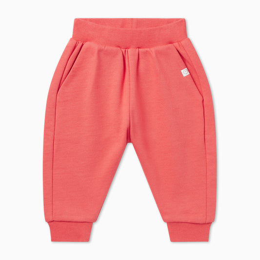 Oversized joggers - spiced coral