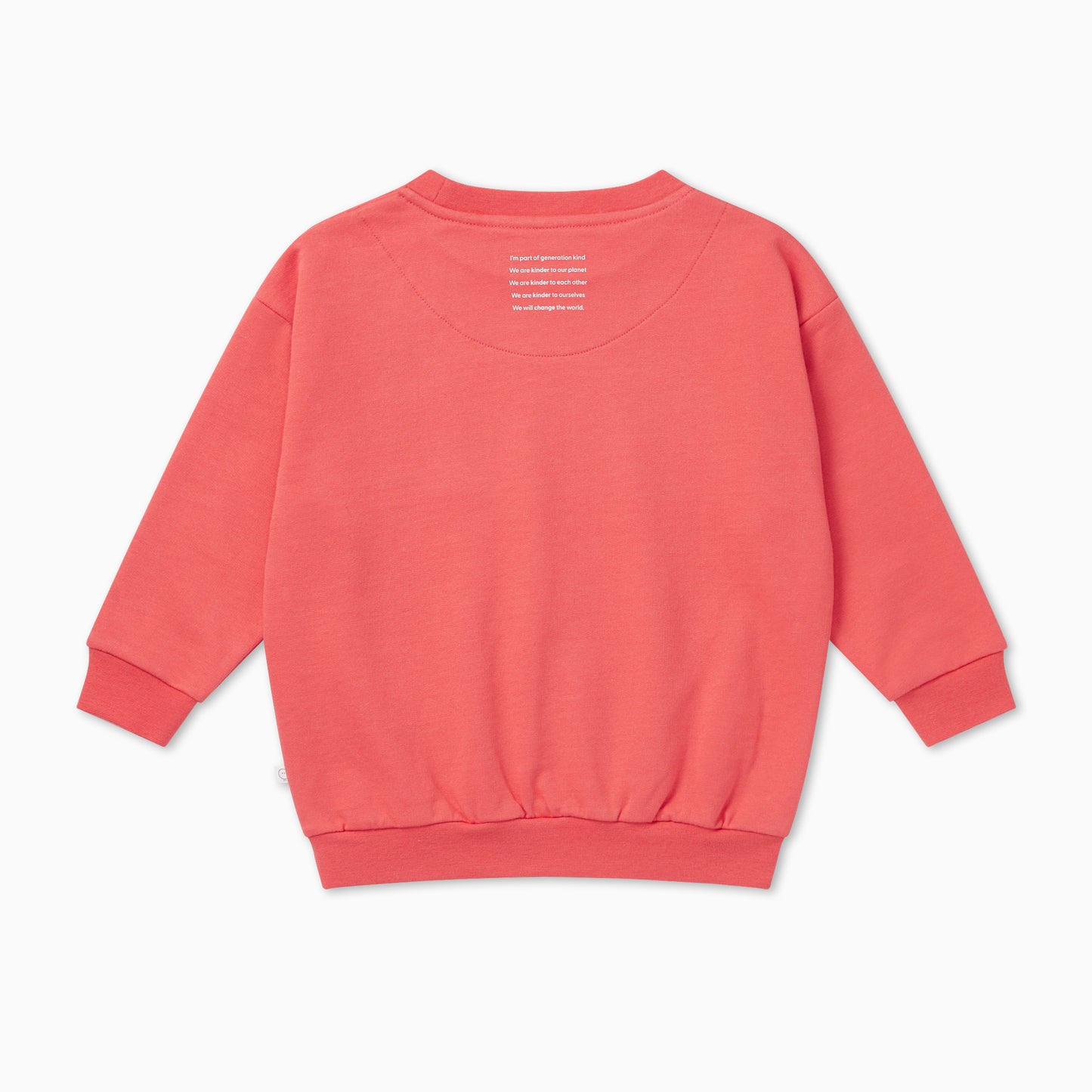 Generation Kind oversized sweatshirt - spiced coral