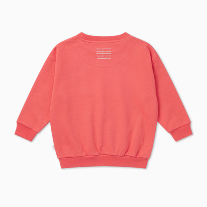Generation Kind oversized sweatshirt - spiced coral