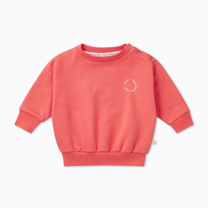 Generation Kind oversized sweatshirt - spiced coral