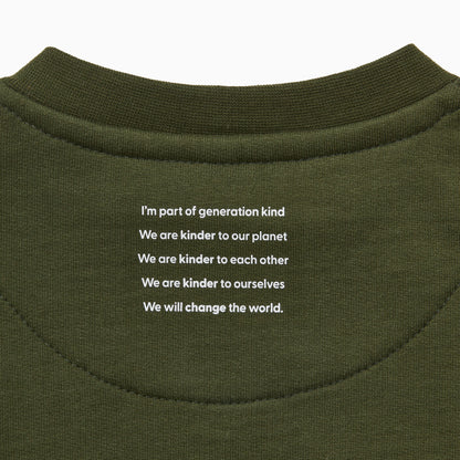 Generation Kind oversized sweatshirt - khaki
