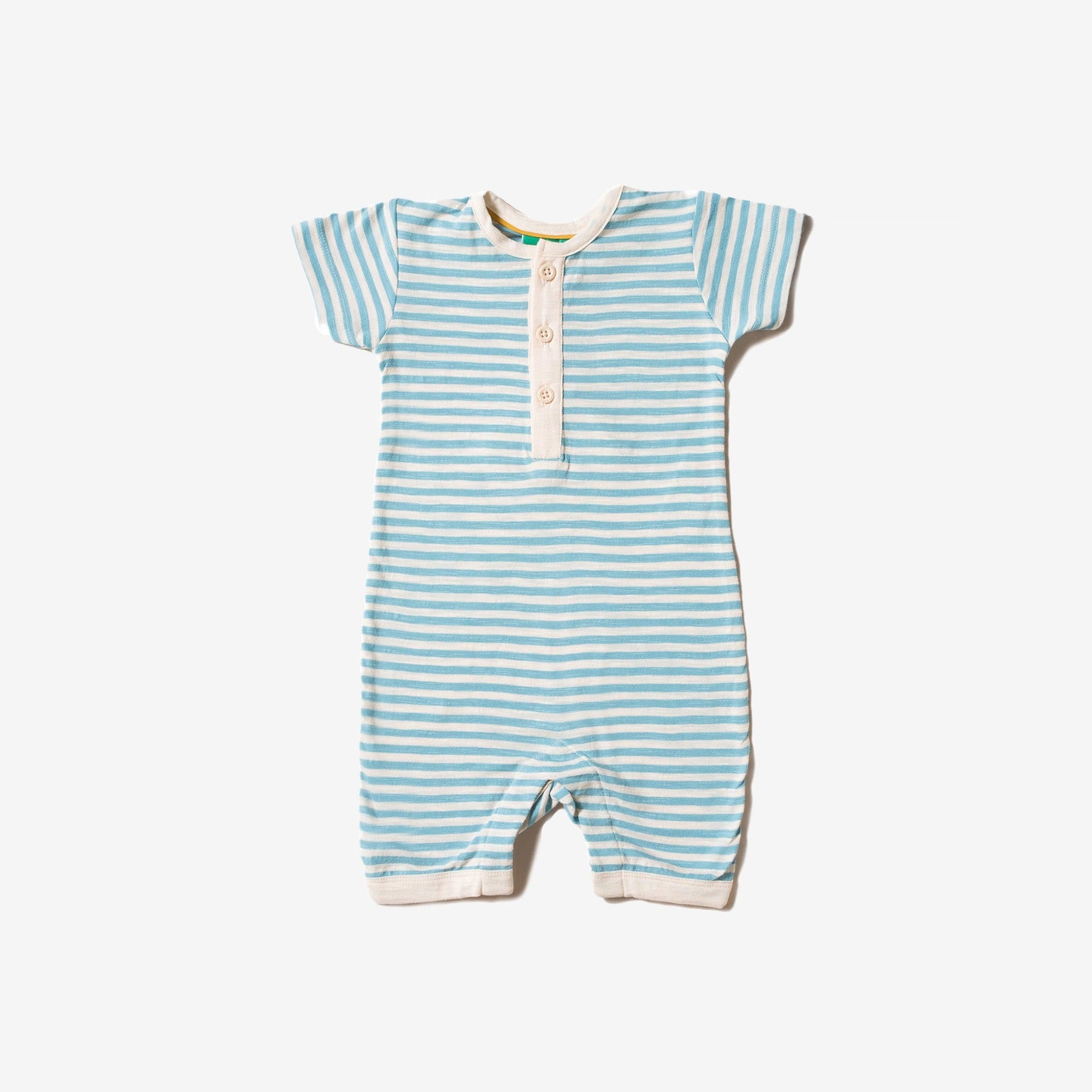 Corn silk blue stripe summer shortie
