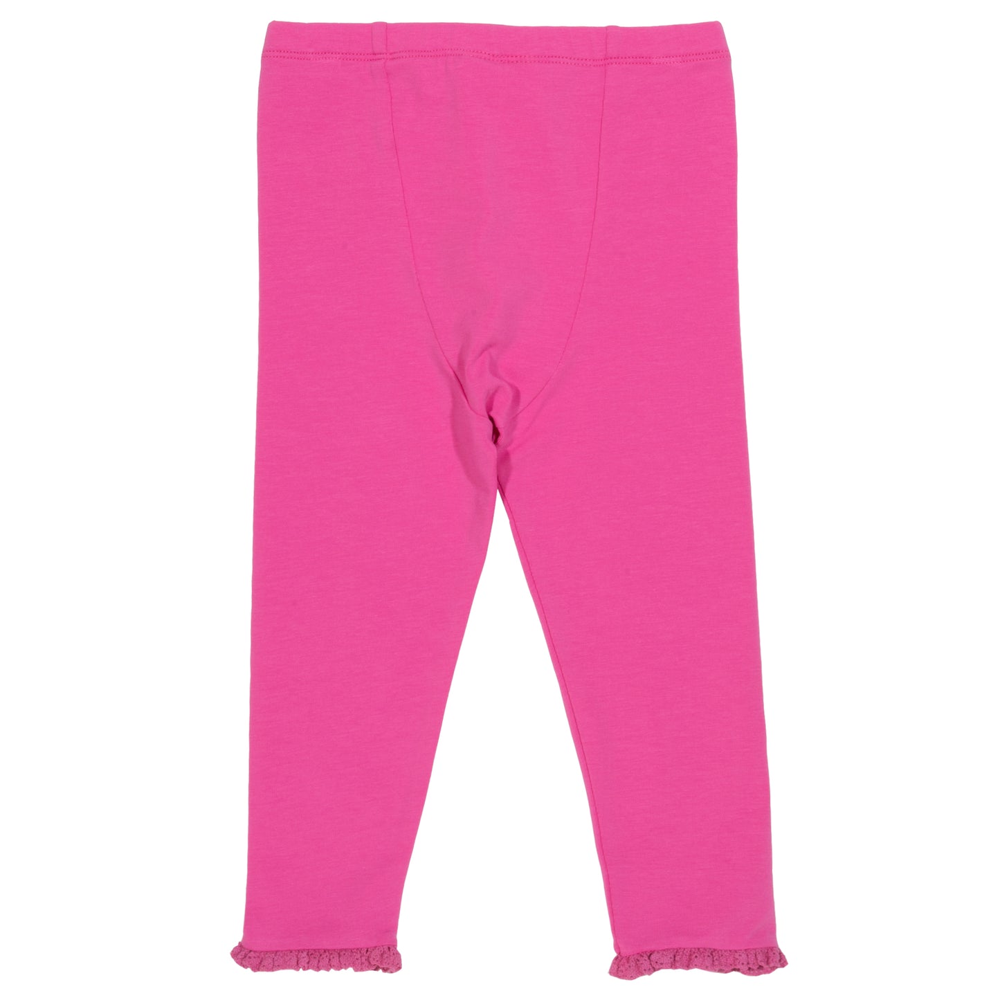 Frill coral pink leggings