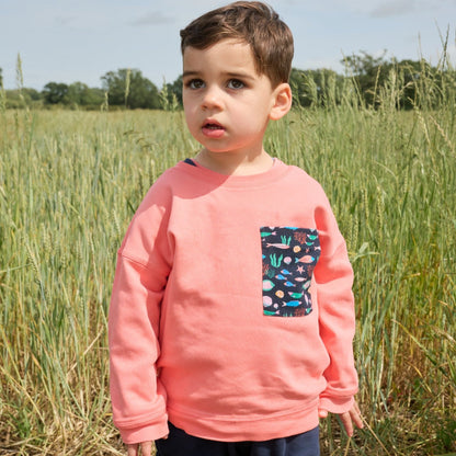 Under the sea reversible sweatshirt