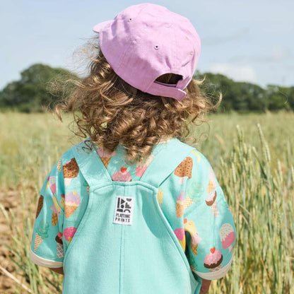 Ice cream Sundays short dungarees