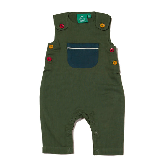 Olive day after day adventure dungarees