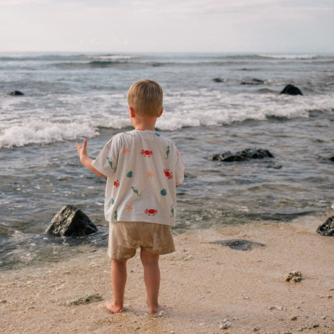 Marine print t-shirt