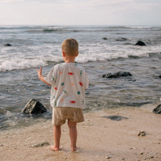 Marine print t-shirt