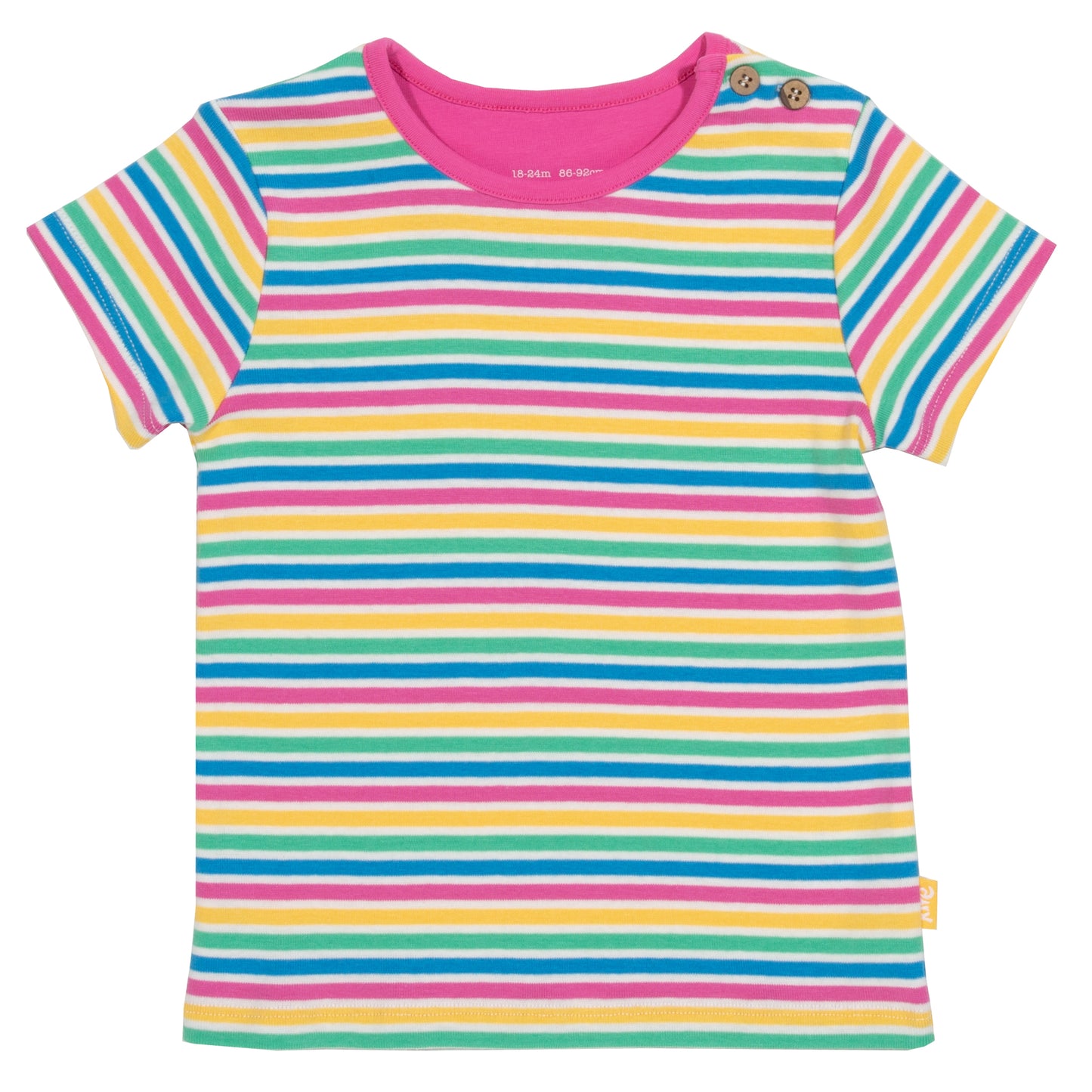 Mini bright stripe t-shirt