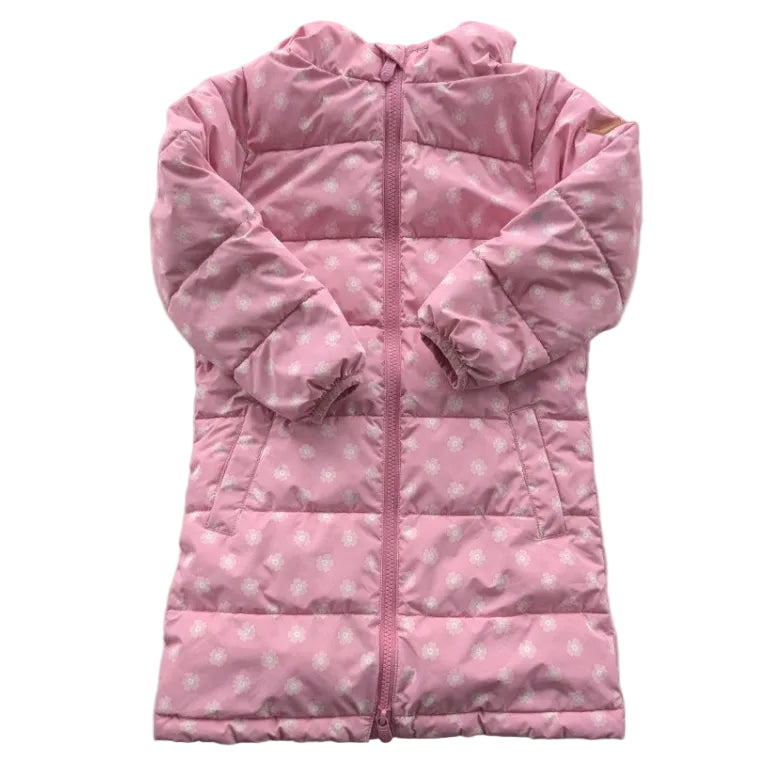 Snuggle coat - pink floral - resale