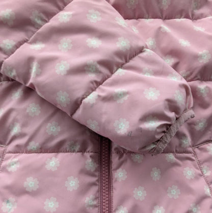 Snuggle coat - pink floral - resale