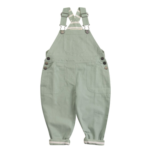 Worker dungarees - green