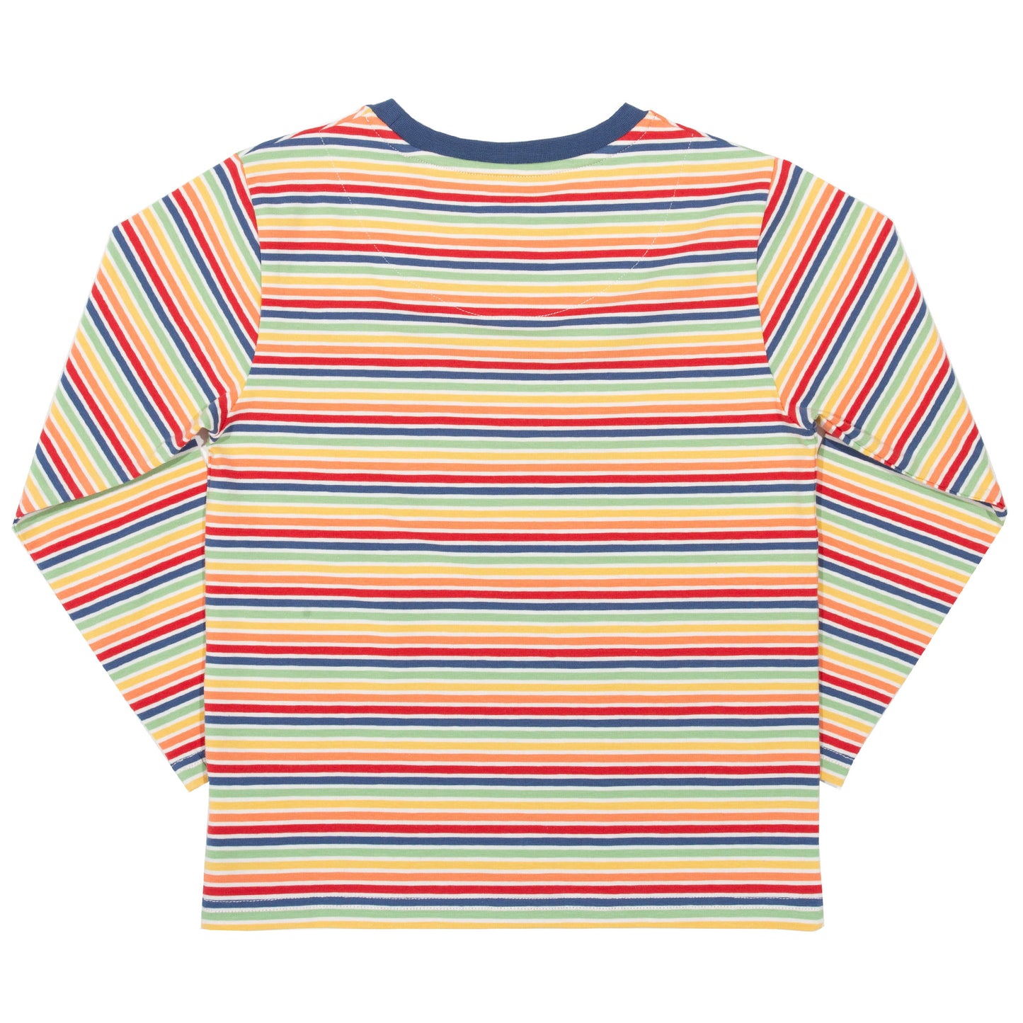 Rainbow stripe long sleeve top