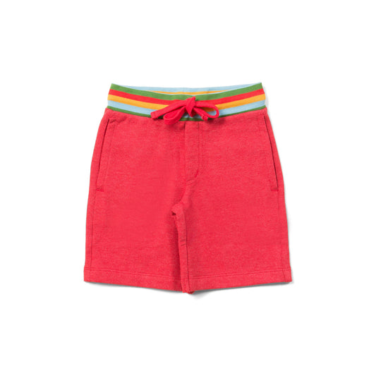 Red marl comfy jogger shorts