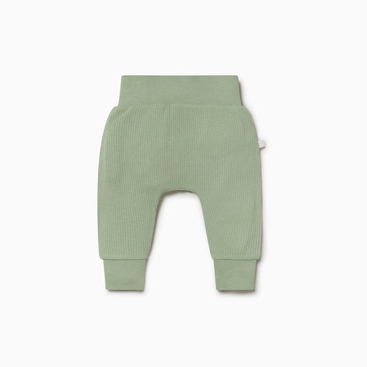 Ribbed comfy joggers - sage