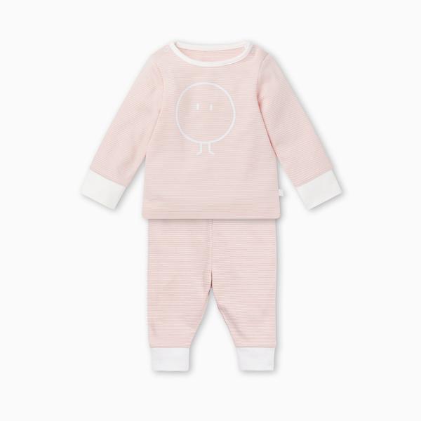 Snoozy pyjamas - blush stripe