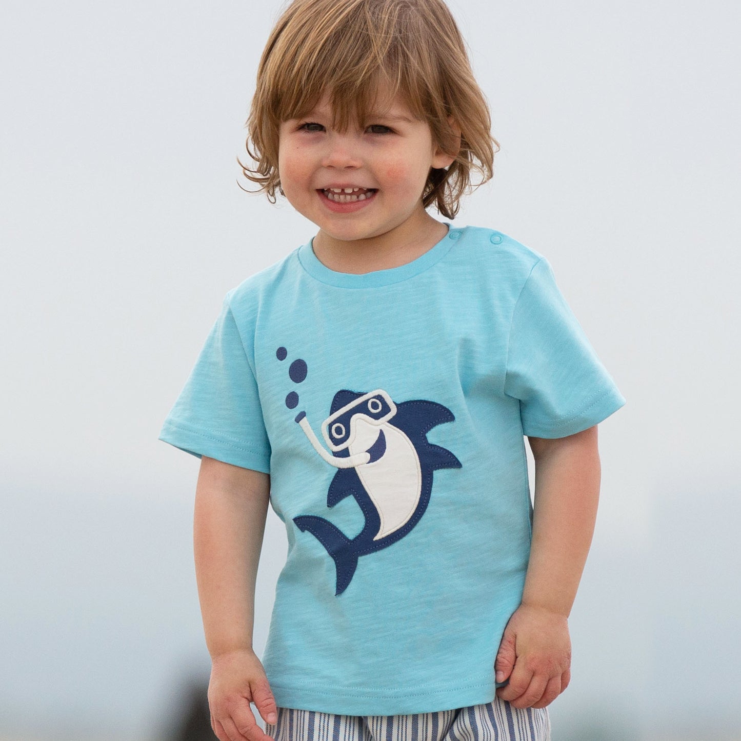 Snorkel shark t-shirt