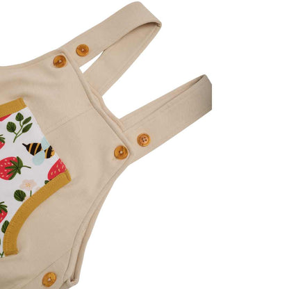 Strawberry fields short dungarees