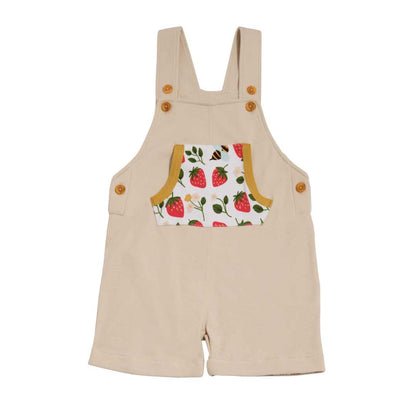 Strawberry fields short dungarees