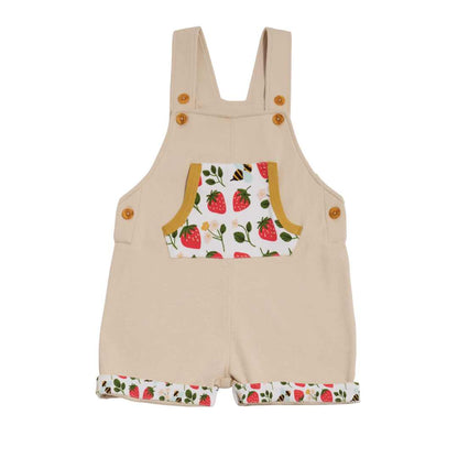 Strawberry fields short dungarees